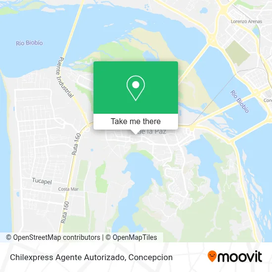 Chilexpress Agente Autorizado map