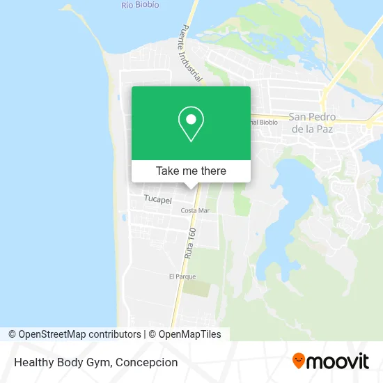 Healthy Body Gym map