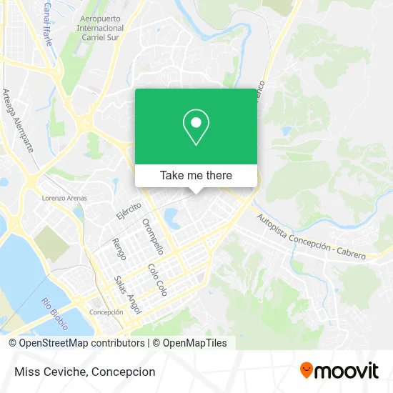 Miss Ceviche map