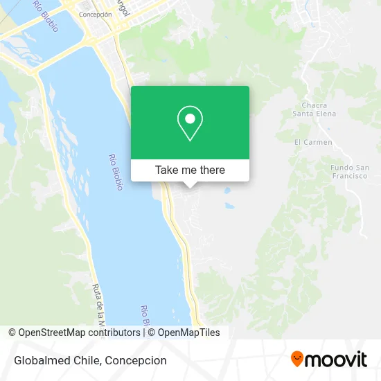 Globalmed Chile map