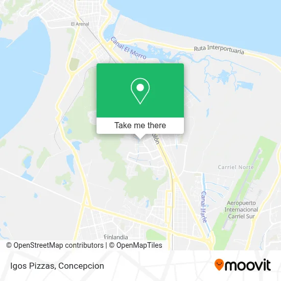 Igos Pizzas map