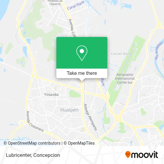 Lubricenter map