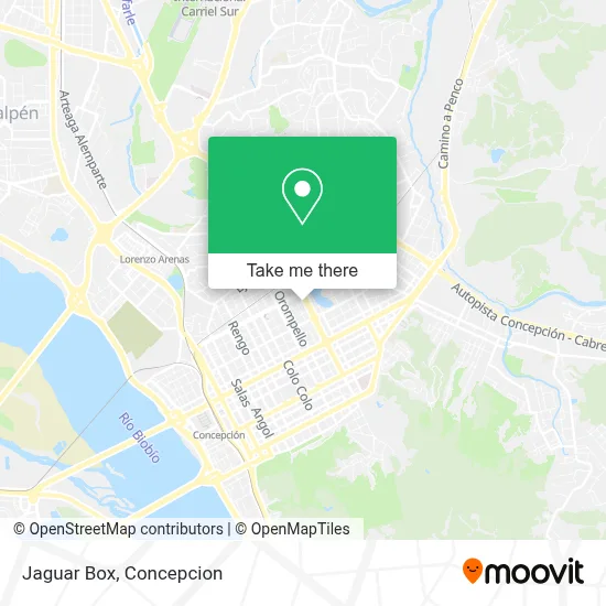 Jaguar Box map