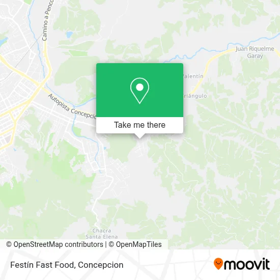 Festín Fast Food map