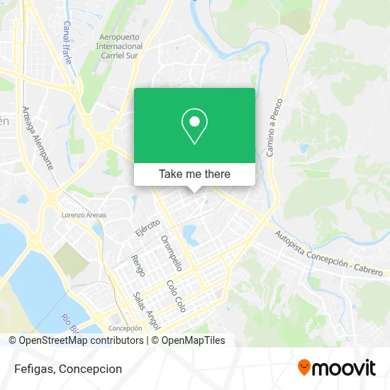 Fefigas map
