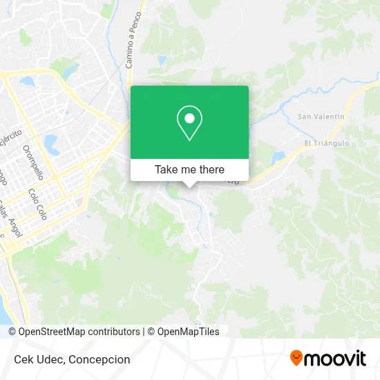 Cek Udec map