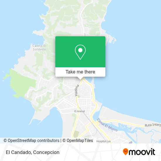 El Candado map