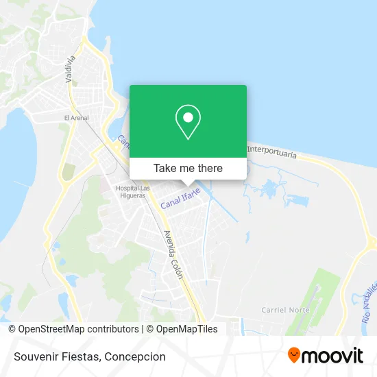 Souvenir Fiestas map
