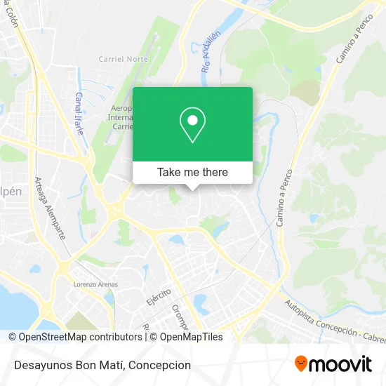 Desayunos Bon Matí map