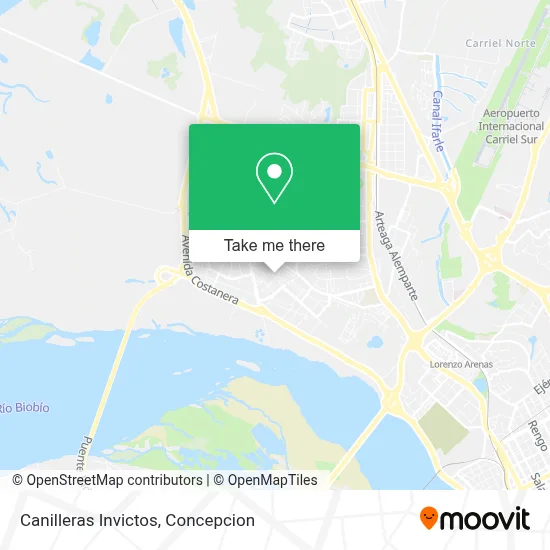 Canilleras Invictos map