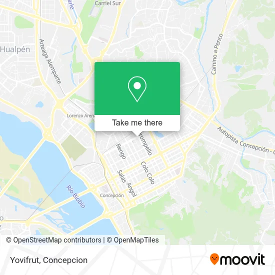 Yovifrut map