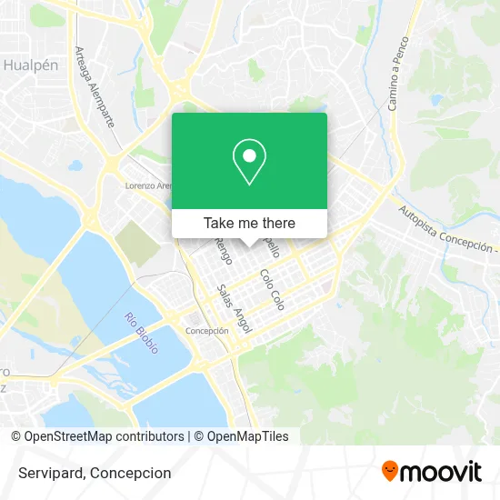 Servipard map