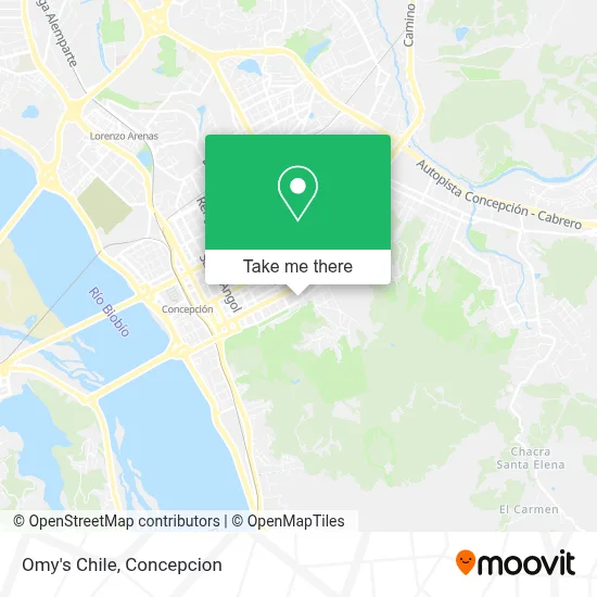 Omy's Chile map
