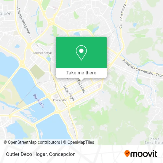 Outlet Deco Hogar map