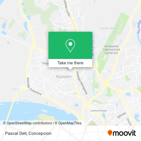 Pascal Deli map