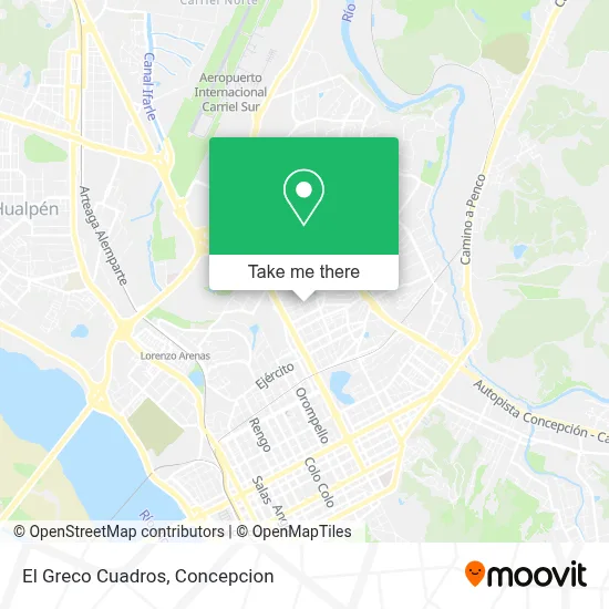El Greco Cuadros map