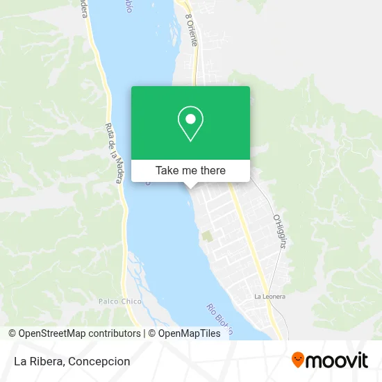 La Ribera map