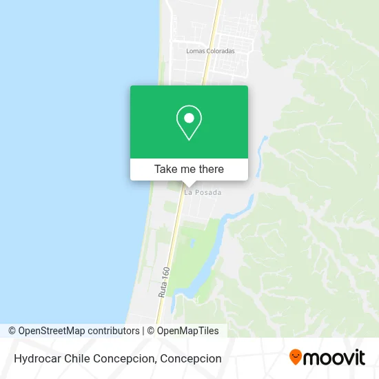 Hydrocar Chile Concepcion map