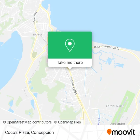 Coco's Pizza map