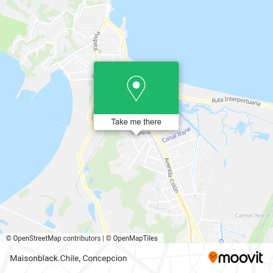 Maisonblack.Chile map