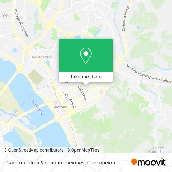 Gamma Films & Comunicaciones map