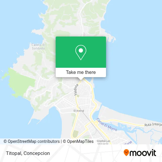 Titopal map