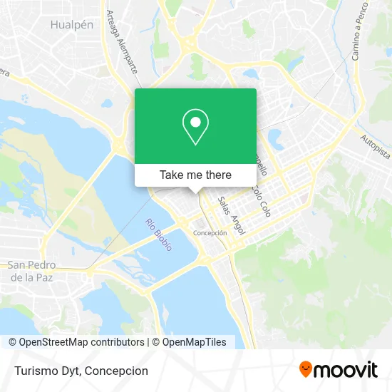 Turismo Dyt map