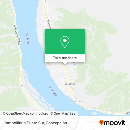 Inmobiliaria Punto Sur map