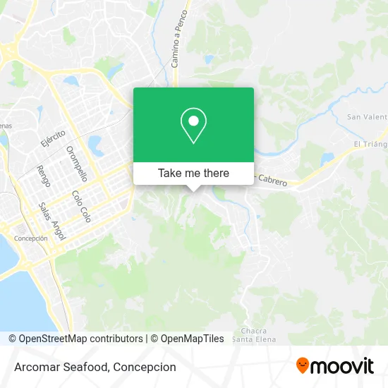 Arcomar  Seafood map