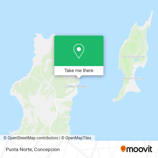 Punta Norte map