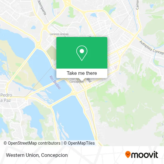 Western Union map
