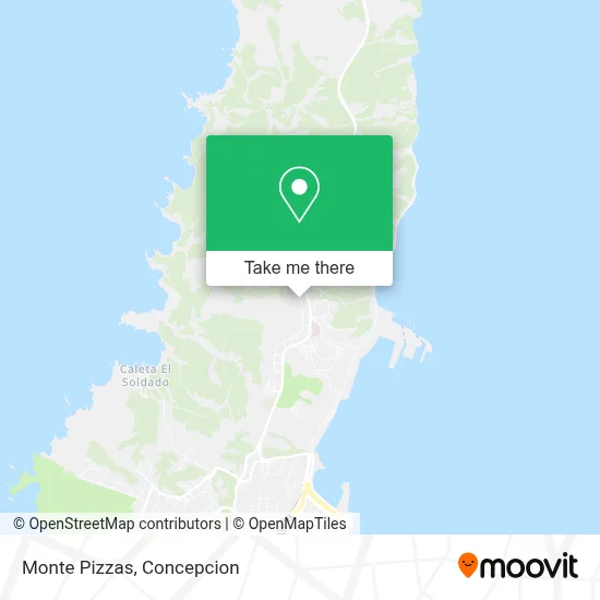 Monte Pizzas map