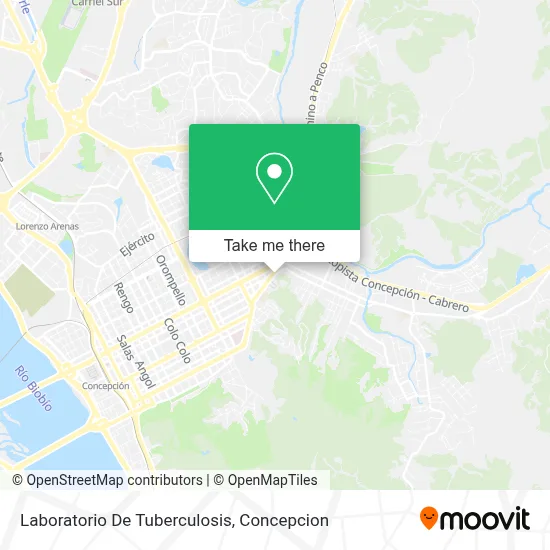 Laboratorio De Tuberculosis map