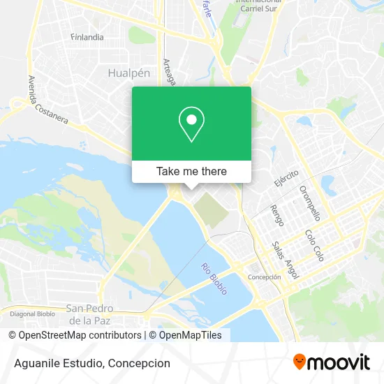 Aguanile Estudio map
