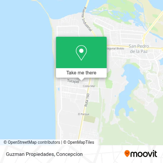 Guzman Propiedades map