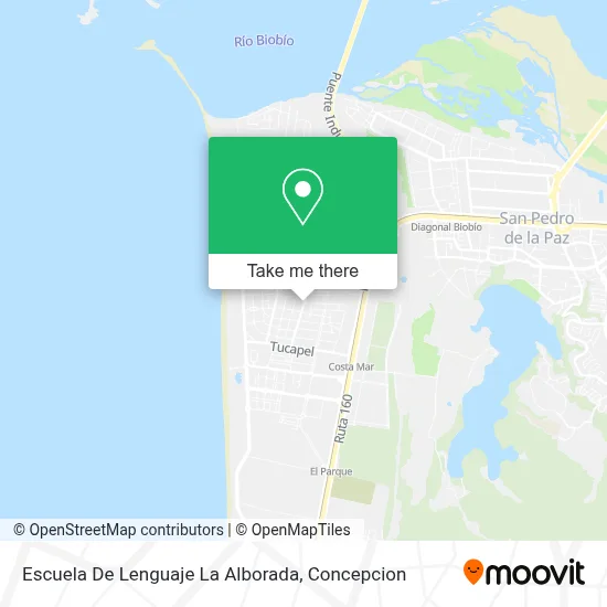 Escuela De Lenguaje La Alborada map