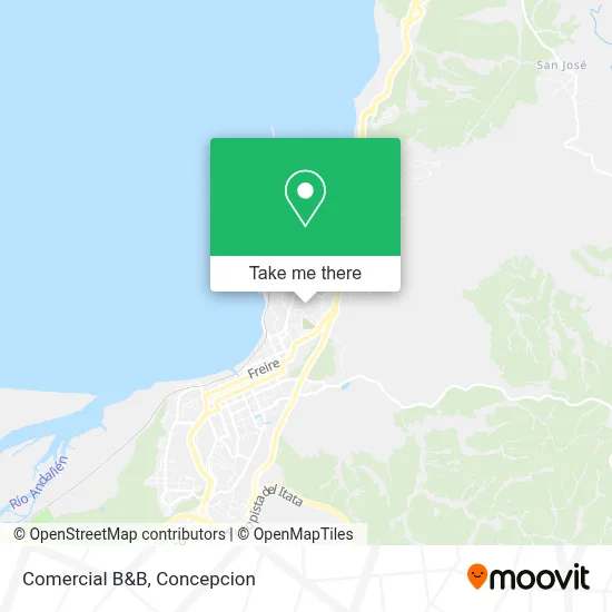 Comercial B&B map