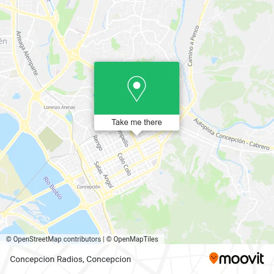 Concepcion Radios map