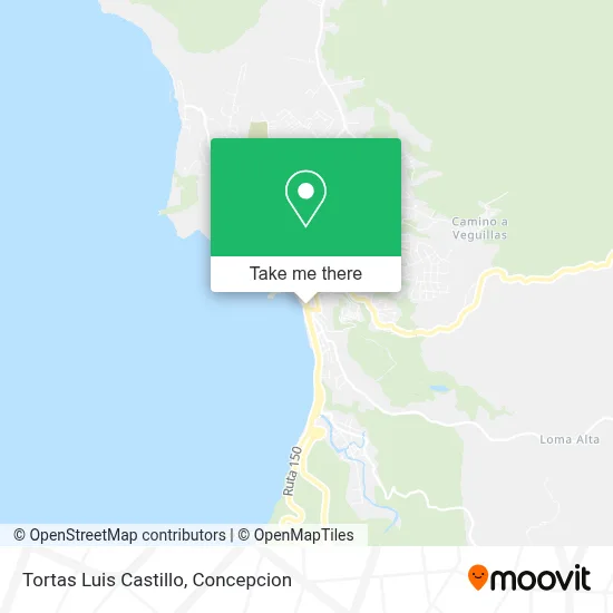 Tortas Luis Castillo map