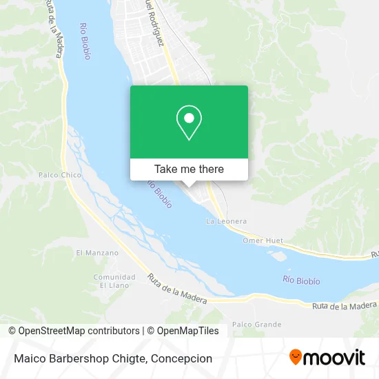 Maico Barbershop Chigte map