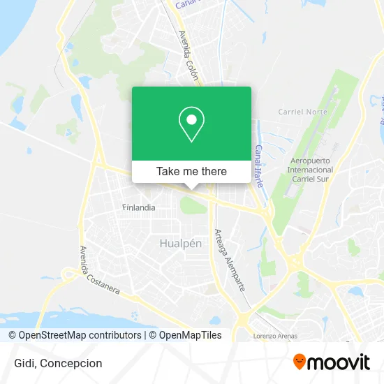 Gidi map