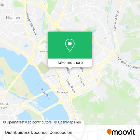 Distribuidora Deconce map