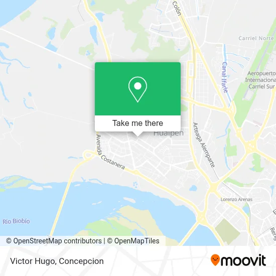 Victor Hugo map
