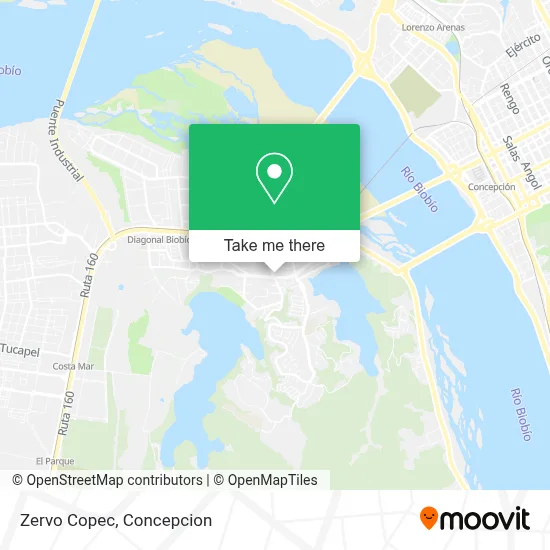 Zervo Copec map
