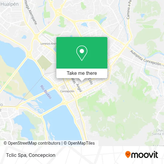 Tclic Spa map