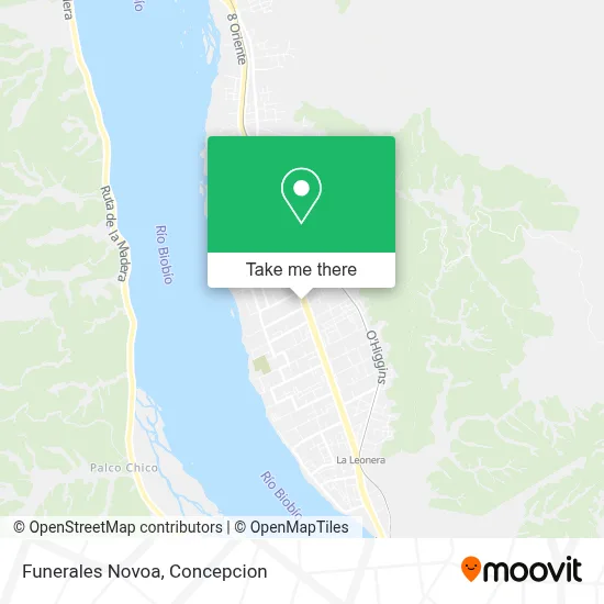 Funerales Novoa map