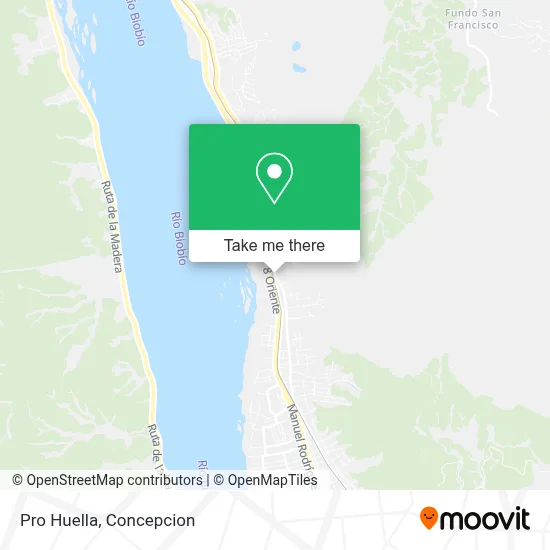 Pro Huella map