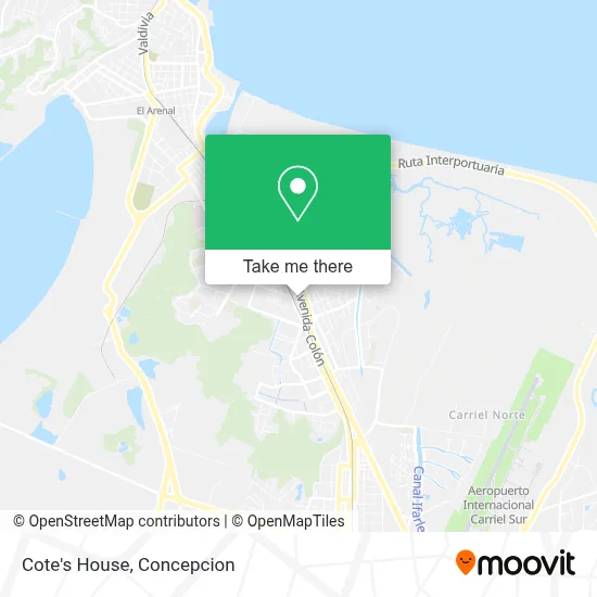 Cote's House map