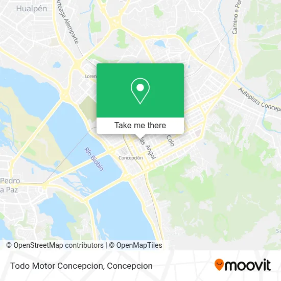 Todo Motor Concepcion map
