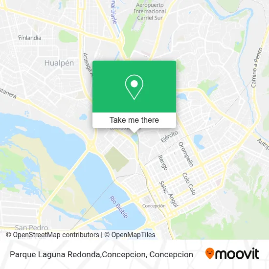 Parque Laguna Redonda,Concepcion map